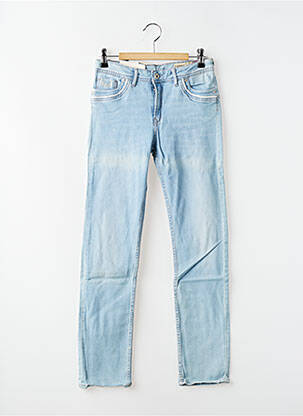 Jeans coupe droite stretch taille ajustable bleu KAPORAL fille