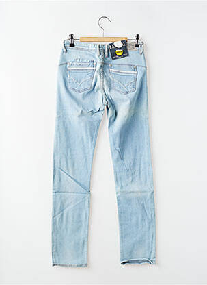 Jeans coupe droite stretch taille ajustable bleu KAPORAL fille