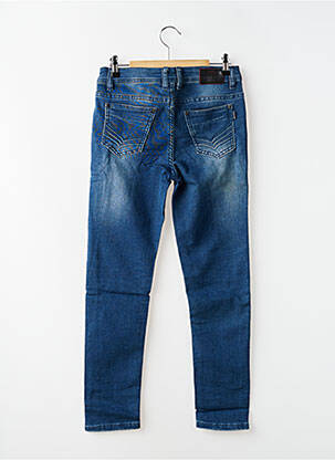 Jeans coupe slim stretch taille ajustable bleu DEELUXE garçon