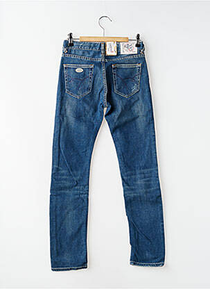 Jeans coupe slim stretch taille ajustable bleu KAPORAL garçon