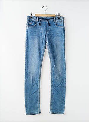 Jeans coupe slim taille élastique taille élastique bleu KAPORAL garçon