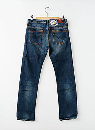 Jeans coupe droite stretch taille ajustable bleu KAPORAL garçon