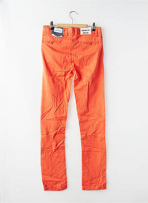 Pantalon chino stretch taille ajustable orange KAPORAL garçon