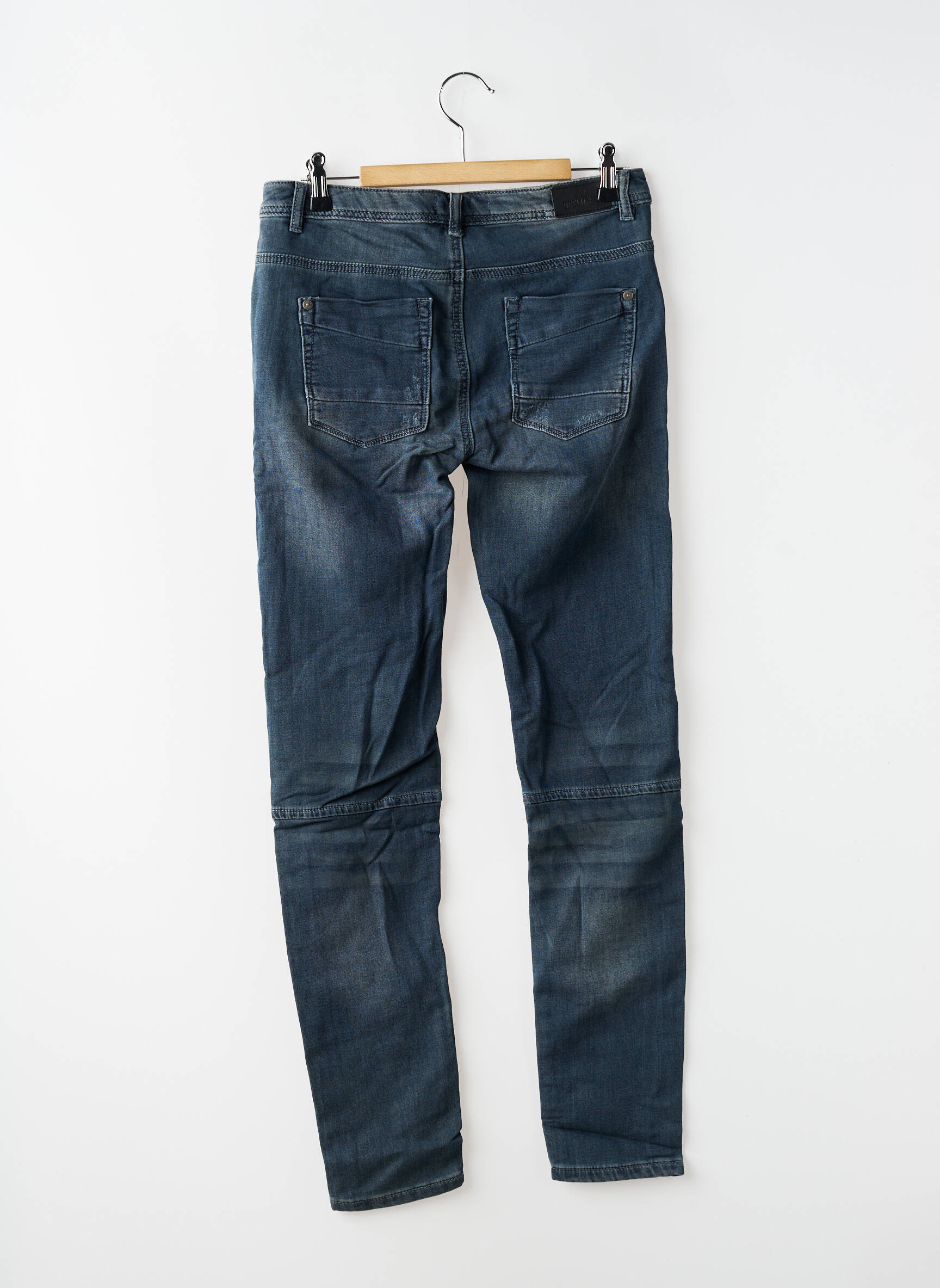 Jeans coupe slim stretch taille ajustable bleu DEELUXE garçon