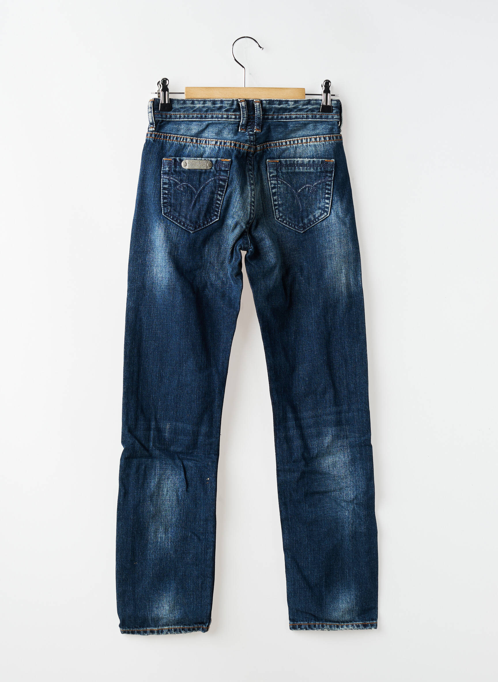 Jeans coupe droite stretch taille ajustable bleu KAPORAL garçon