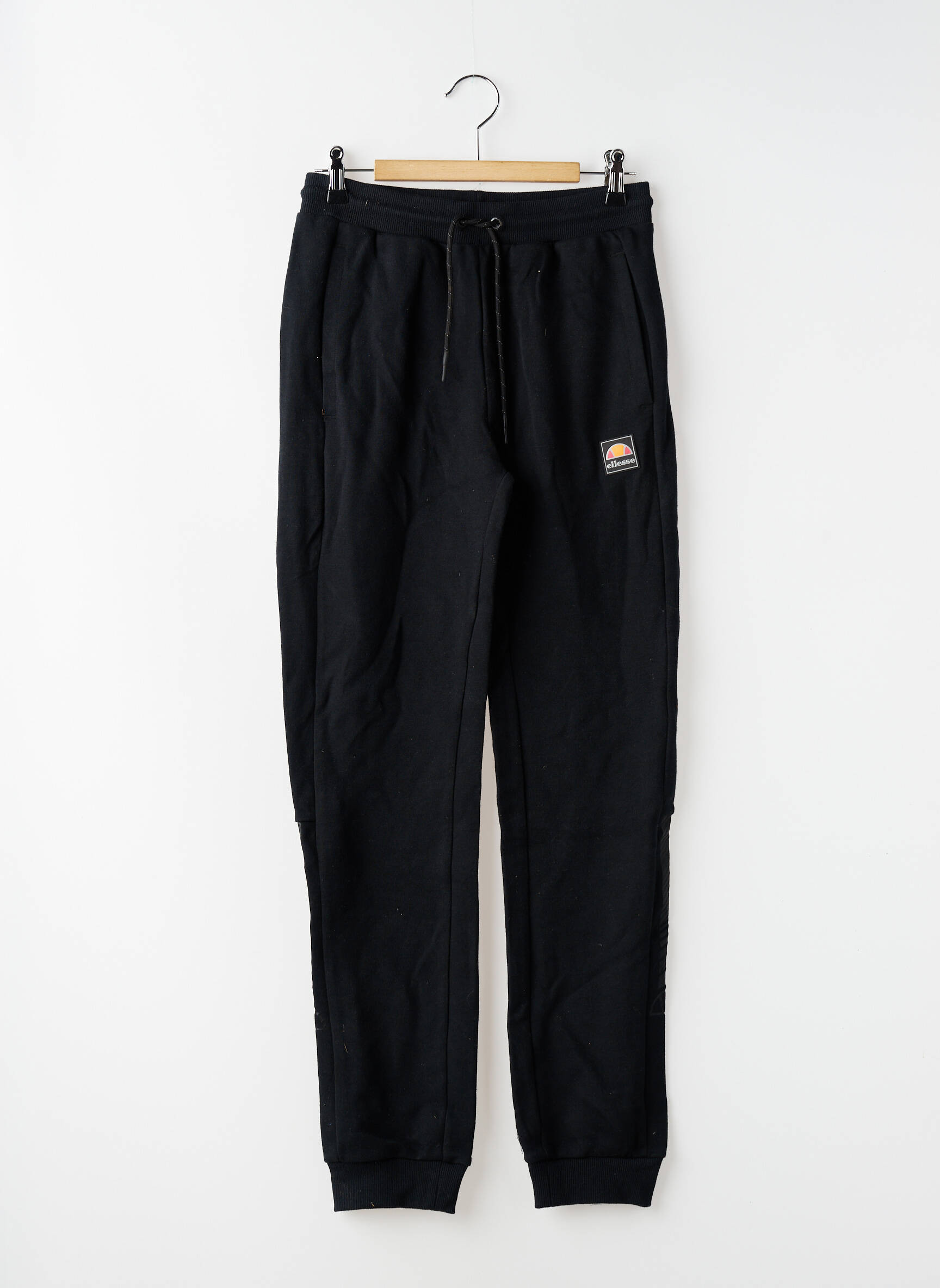 Jogging stretch taille élastique noir ELLESSE garçon