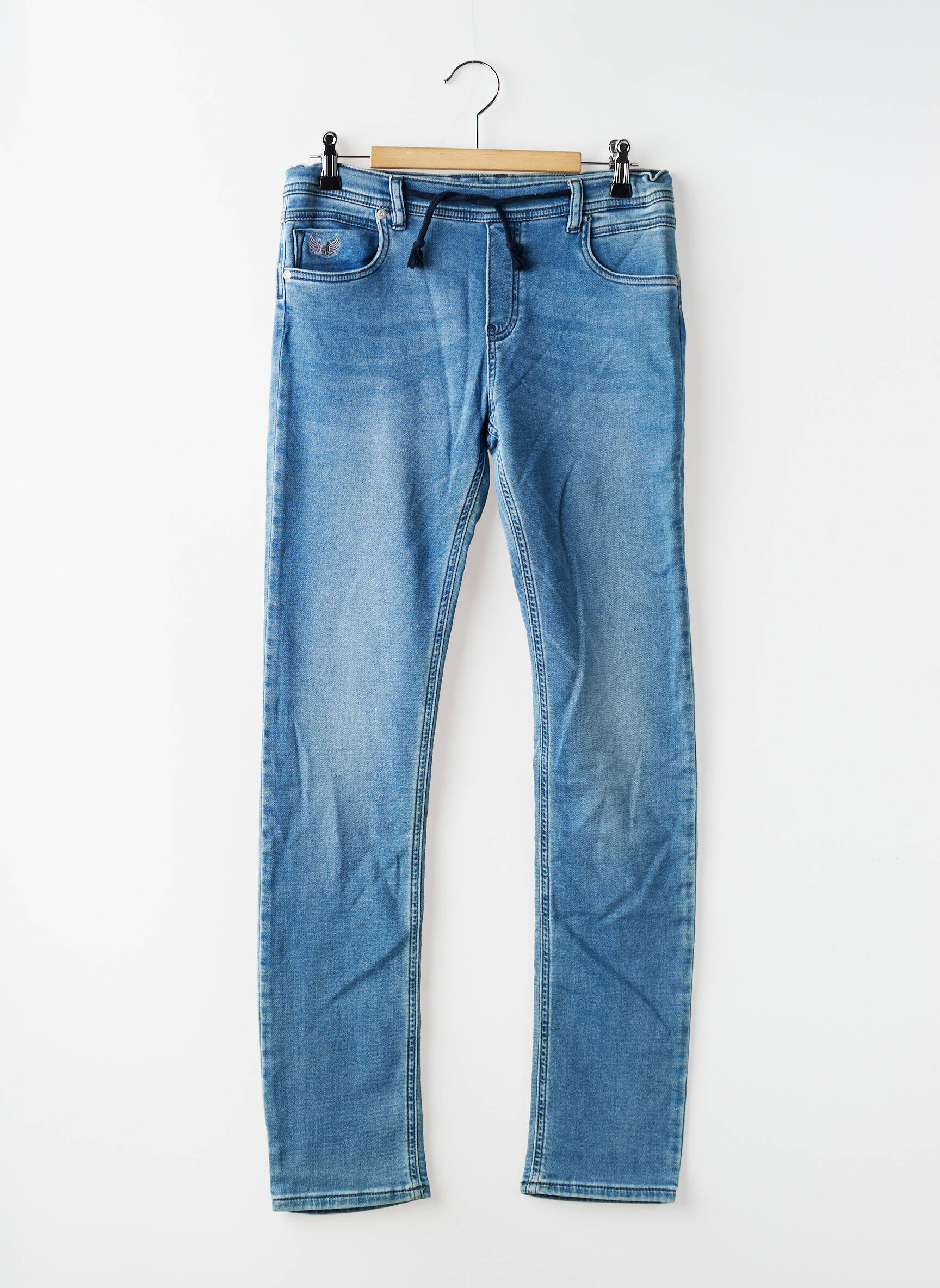 Jeans coupe slim taille élastique taille élastique bleu KAPORAL garçon
