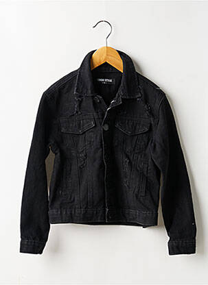 Veste casual poches noir BIMBO STYLE enfant