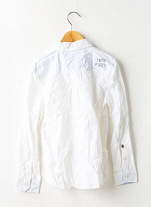 Chemise manches longues tissage popeline blanc PEPE JEANS garçon