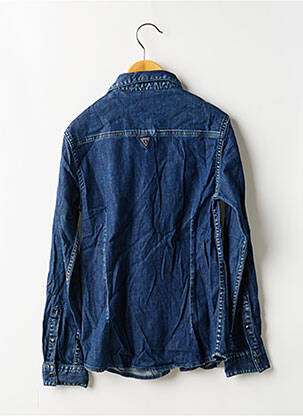 Chemise manches longues coupe cintrée bleu GUESS garçon