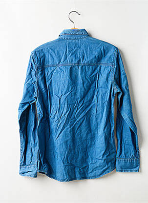 Chemise manches longues tissage popeline bleu TIFFOSI garçon