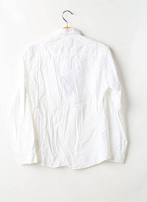 Chemise manches longues tissage popeline blanc TIFFOSI garçon