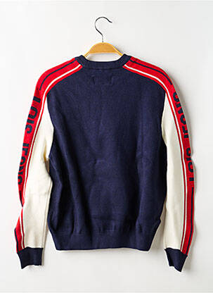 Pull stretch manches longues bleu LOIS homme