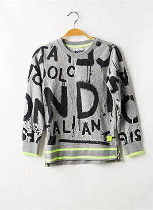 Sweat-shirt stretch manches longues gris VINGINO garçon