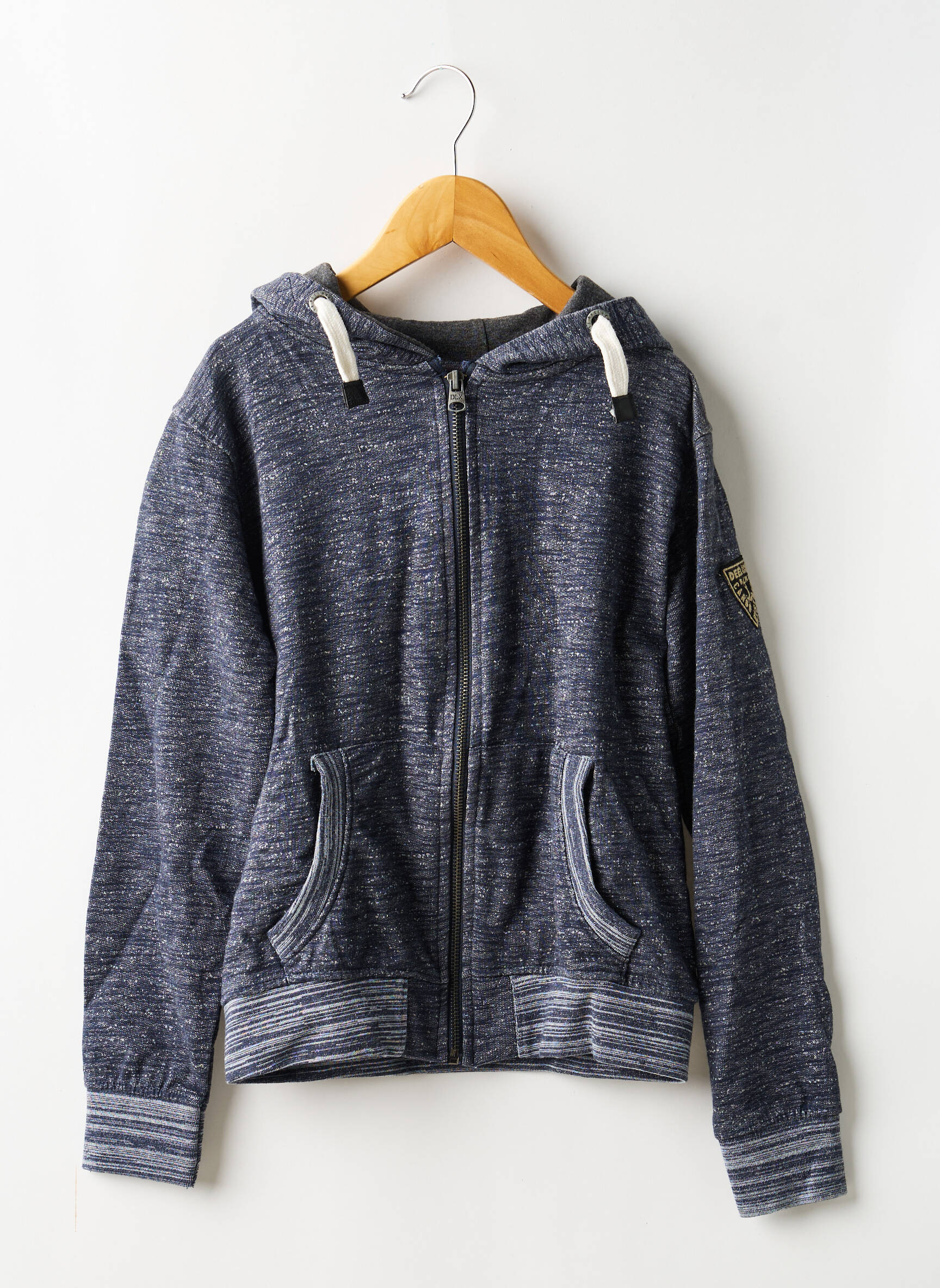 Veste casual col rond bleu DEELUXE garçon