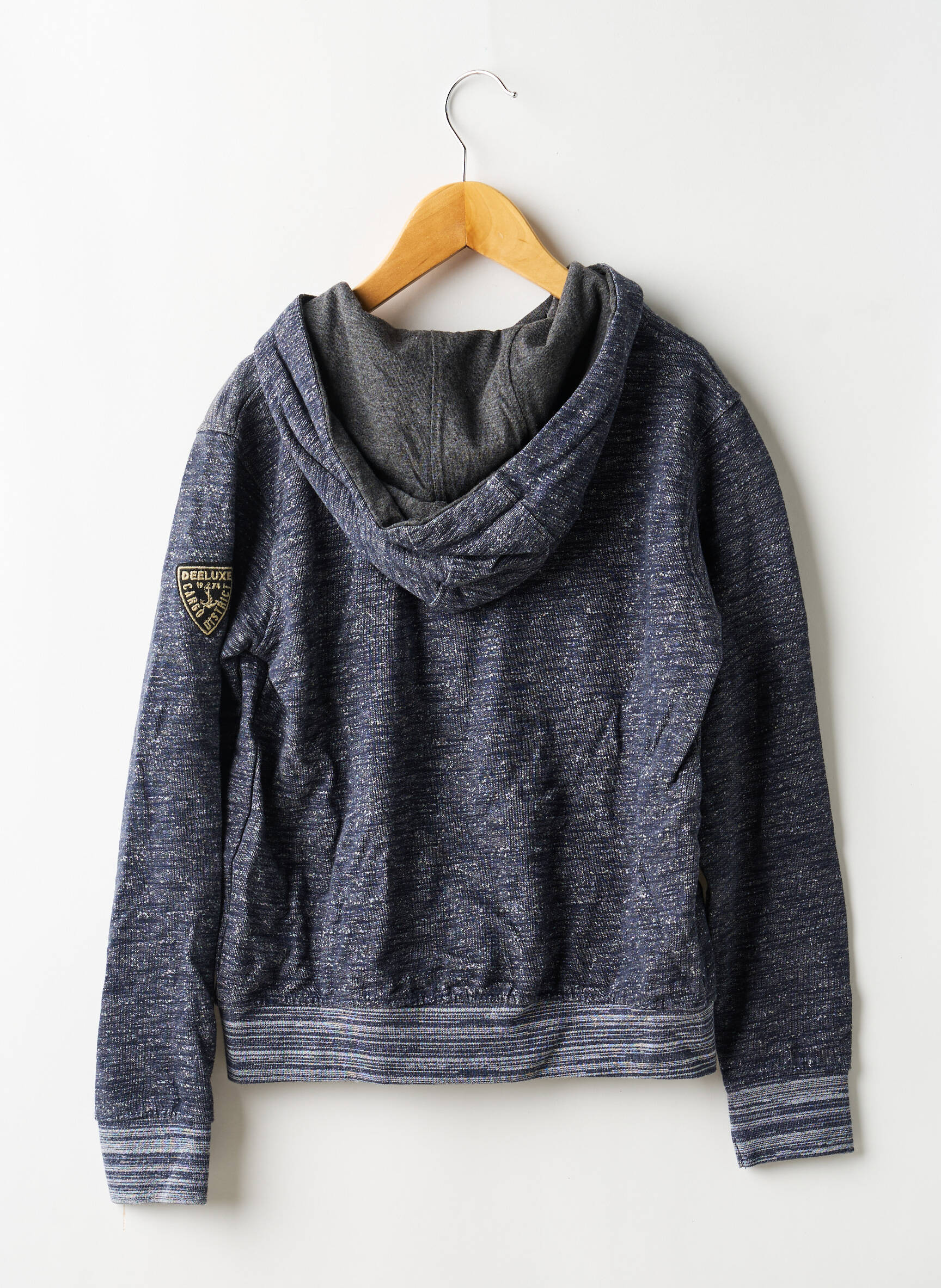 Veste casual col rond bleu DEELUXE garçon