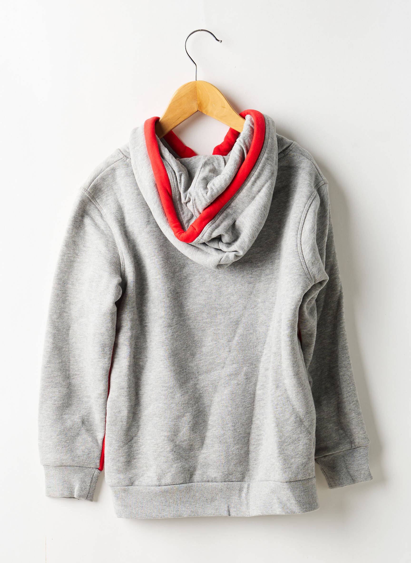 Sweat-shirt à capuche poches manches longues gris DIADORA garçon