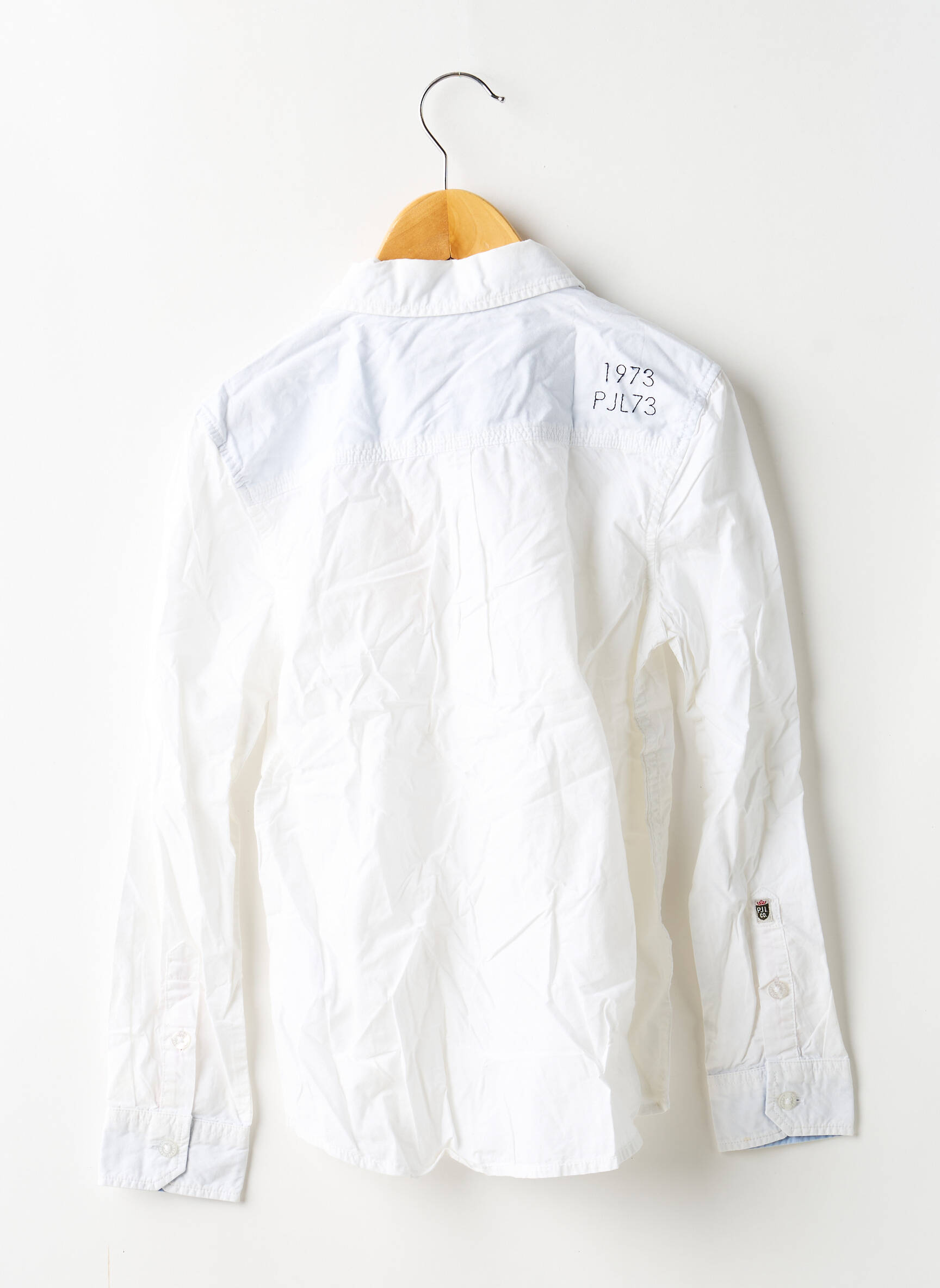 Chemise manches longues tissage popeline blanc PEPE JEANS garçon
