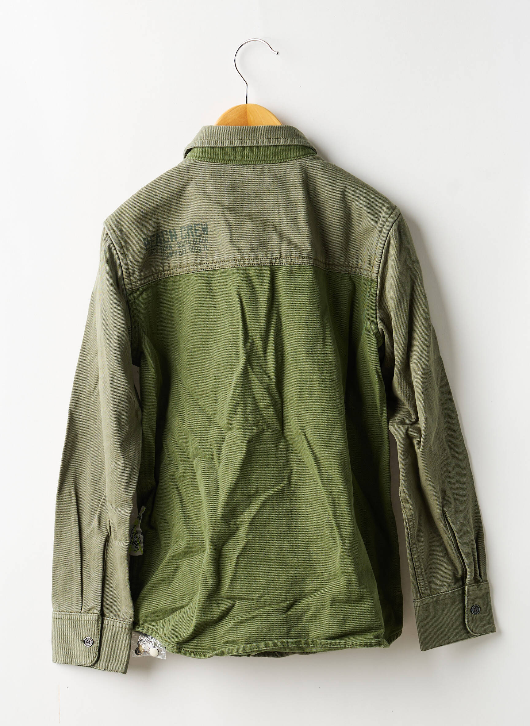 Chemise manches longues coupe cintrée vert VINGINO garçon