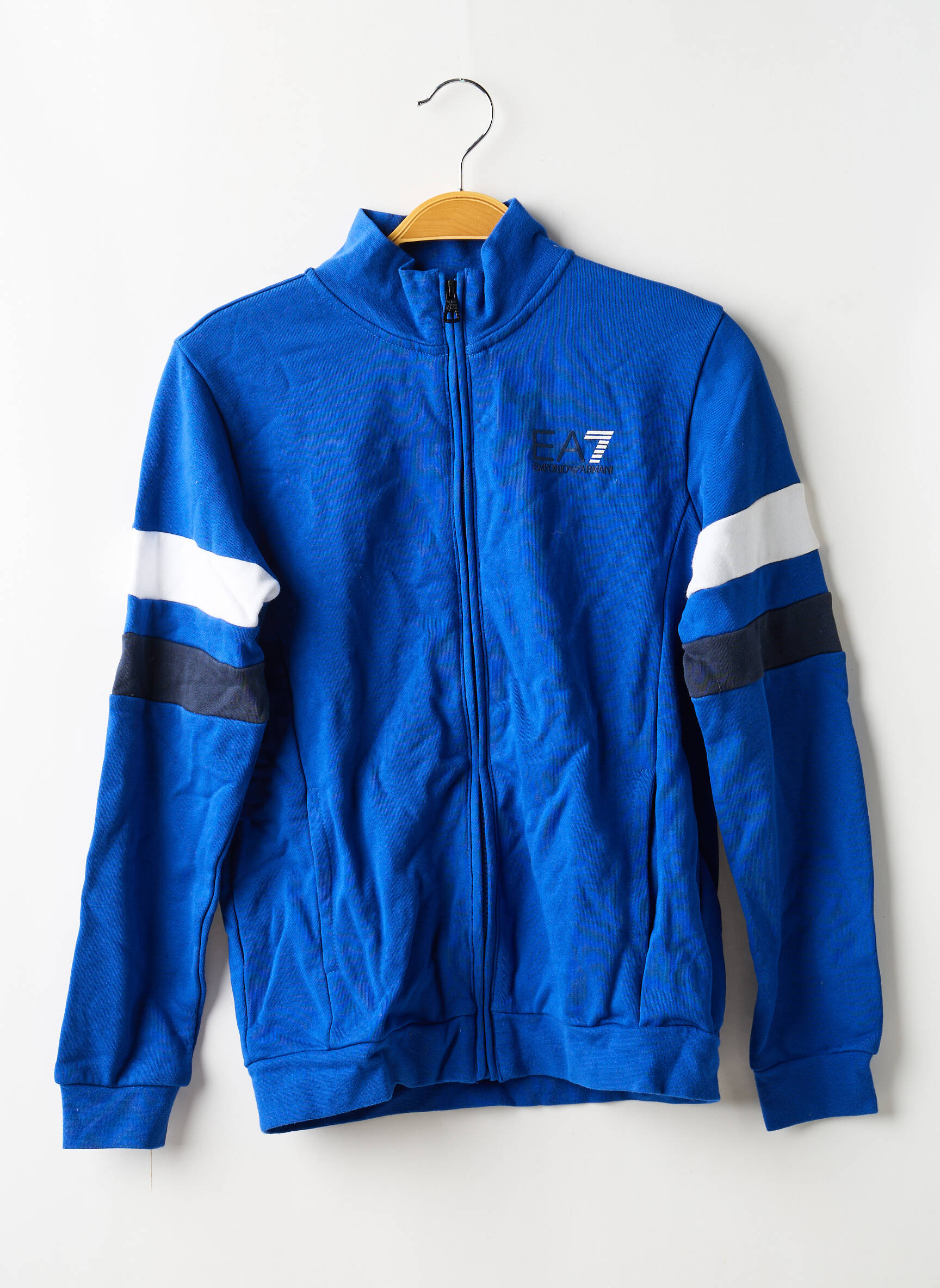 Veste casual col col montant bleu EMPORIO ARMANI garçon