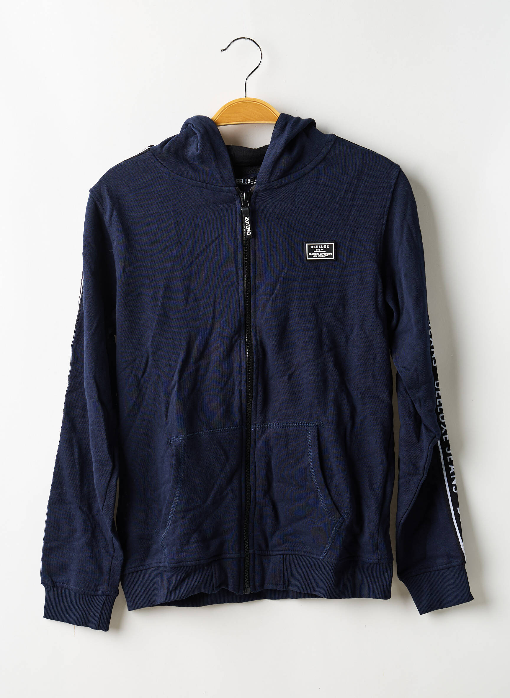 Veste casual col rond bleu DEELUXE garçon