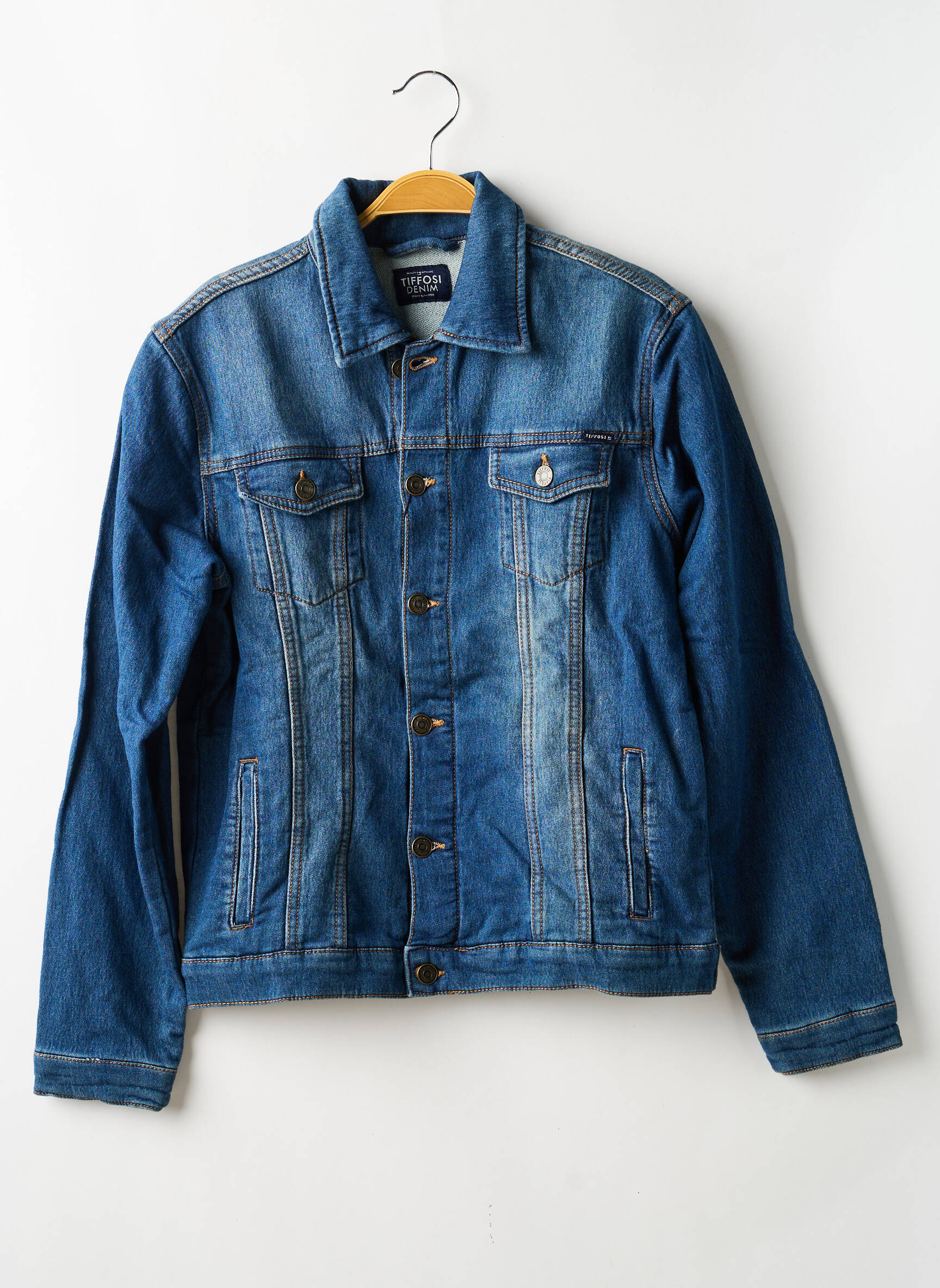 Veste casual poches bleu TIFFOSI garçon