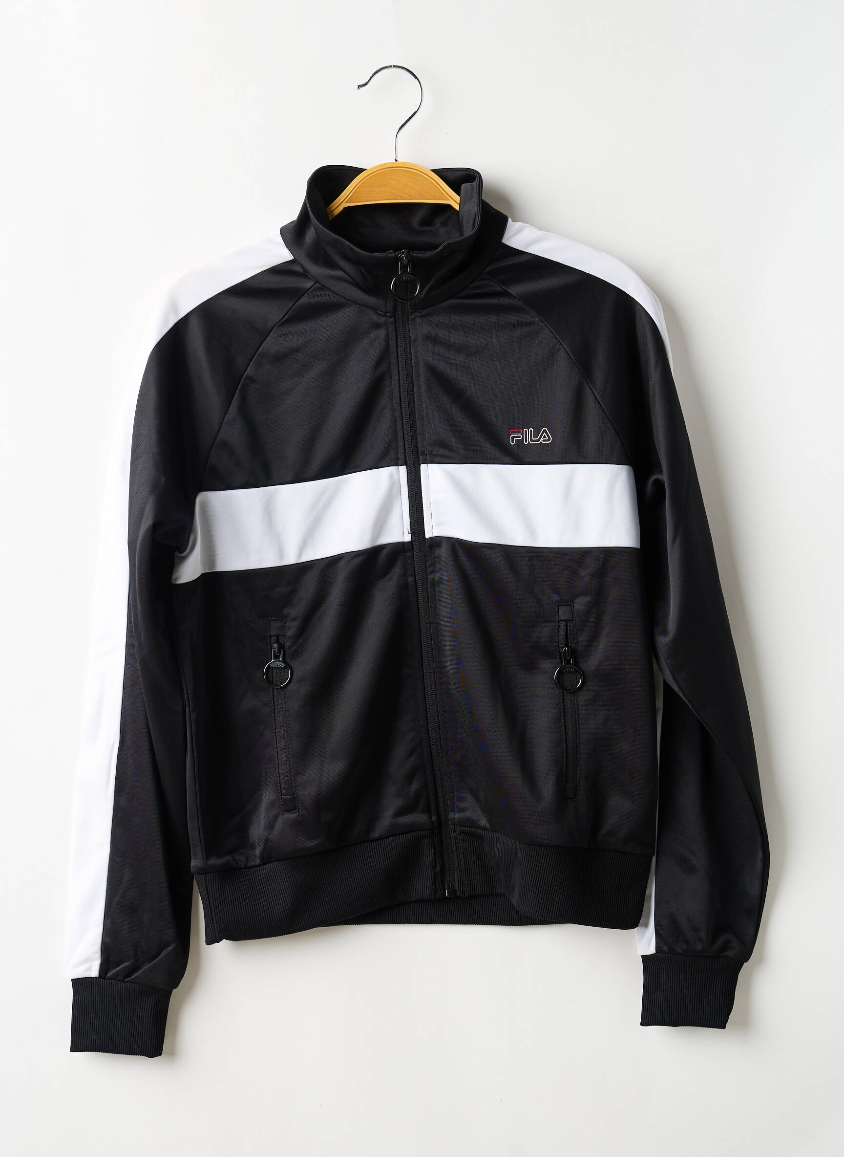 Veste casual resserrée sur le bas noir FILA homme