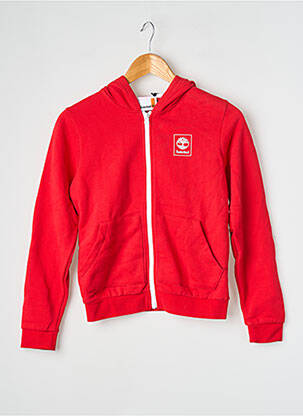 Veste casual manches longues rouge TIMBERLAND garçon