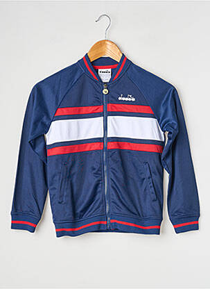 Veste casual manches longues bleu DIADORA garçon