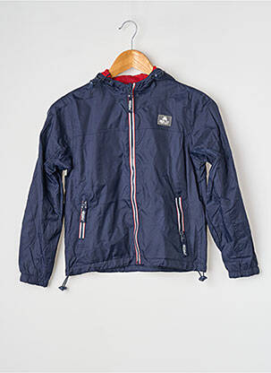 Imperméable manches longues a capuche bleu DEELUXE garçon