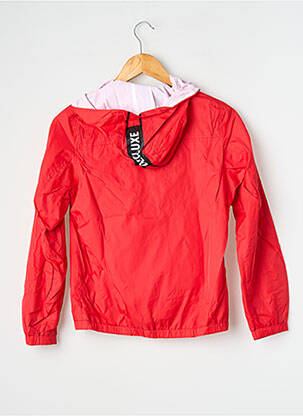 Imperméable manches longues a capuche rouge DEELUXE garçon