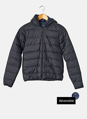 Doudoune réversible a capuche noir HUGO BOSS garçon