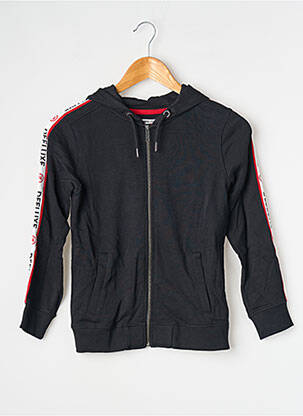 Veste casual manches longues noir DEELUXE garçon