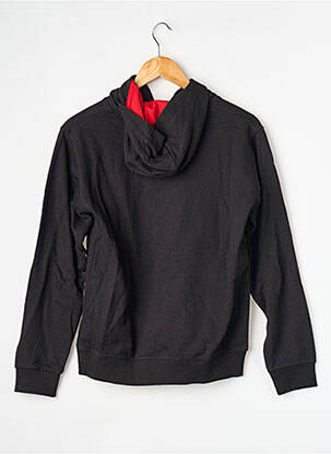 Sweat-shirt à capuche tissage jersey manches longues noir HUGO garçon