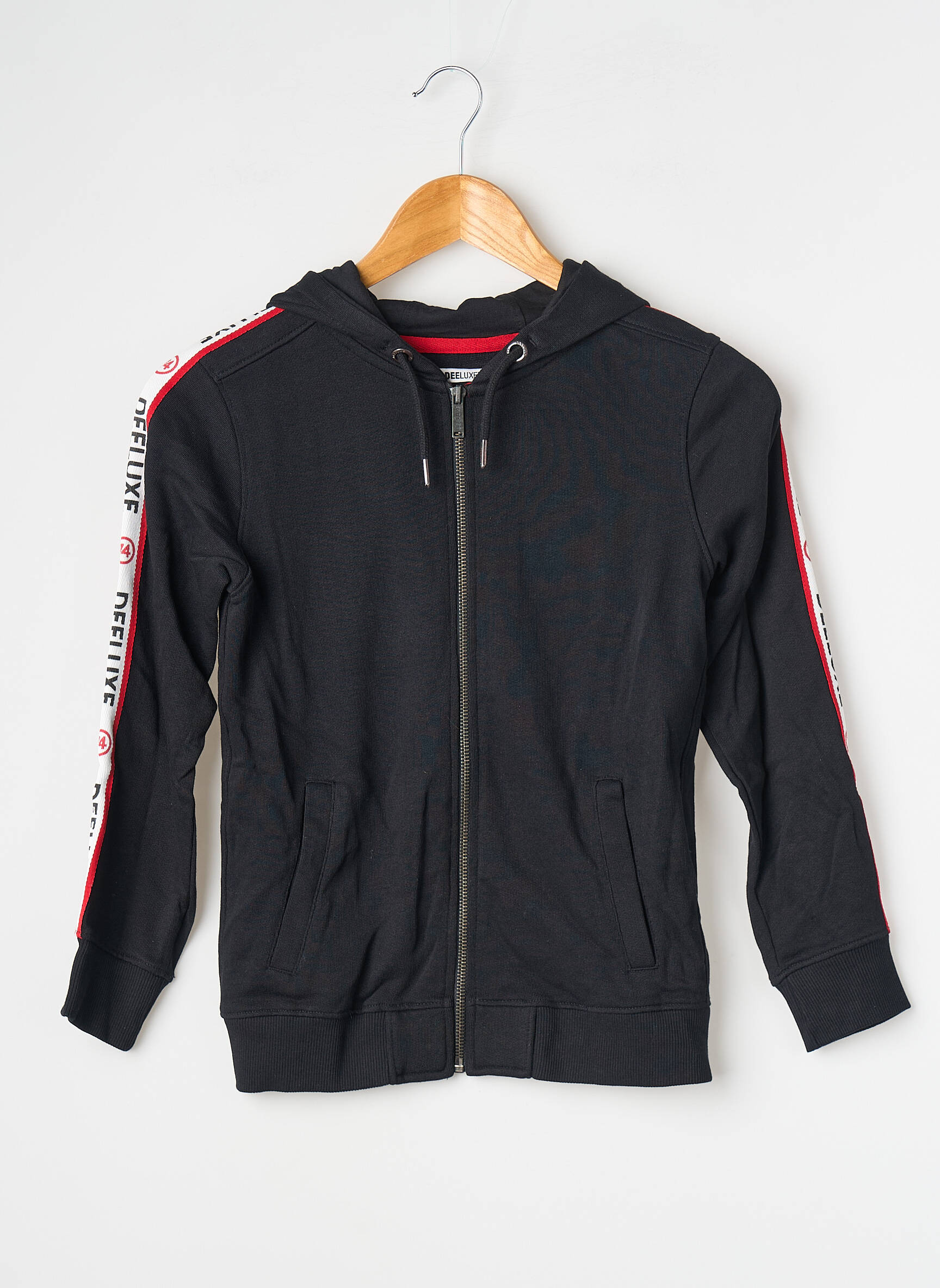 Veste casual manches longues noir DEELUXE garçon