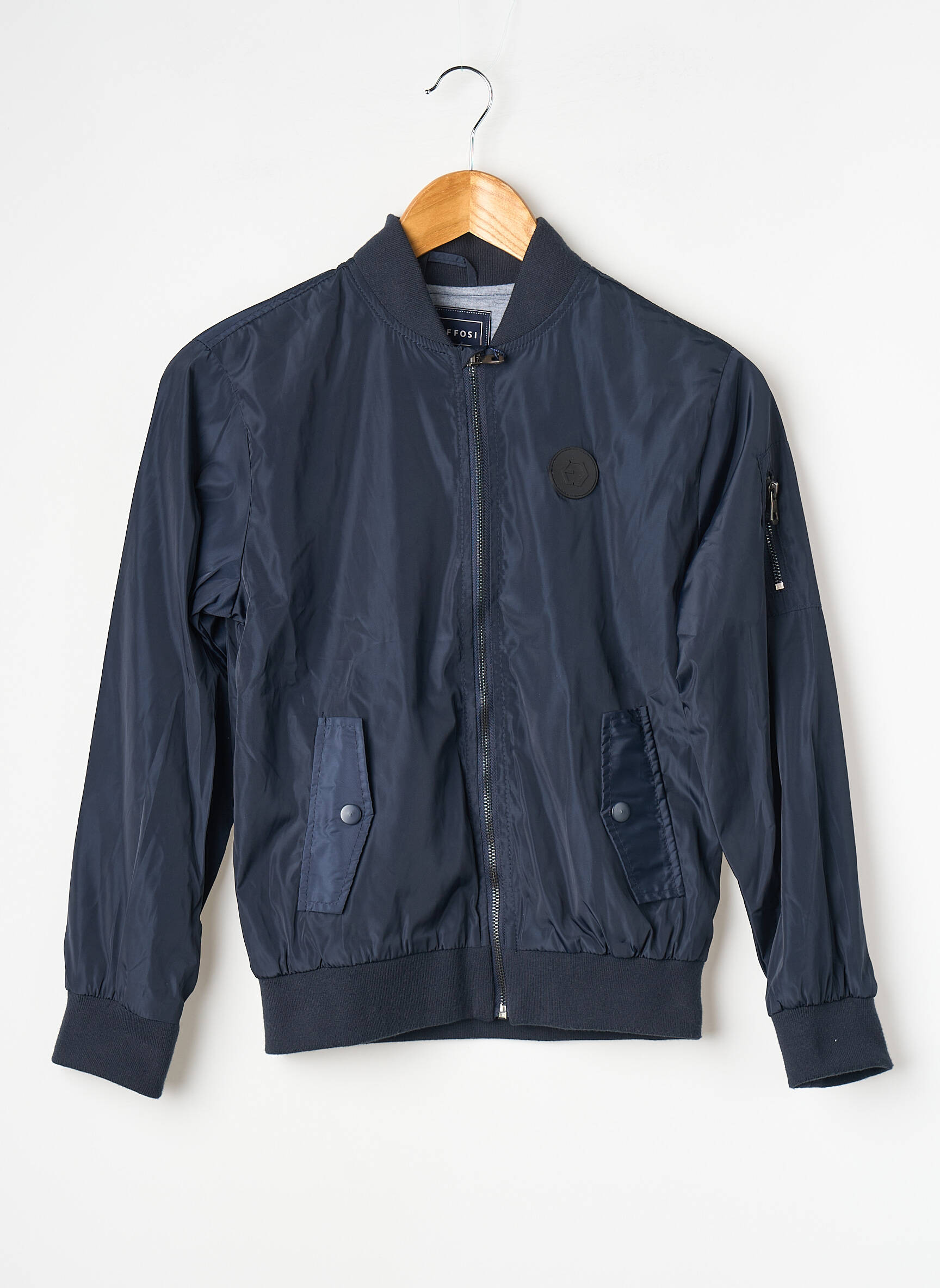 Veste casual col rond bleu TIFFOSI garçon