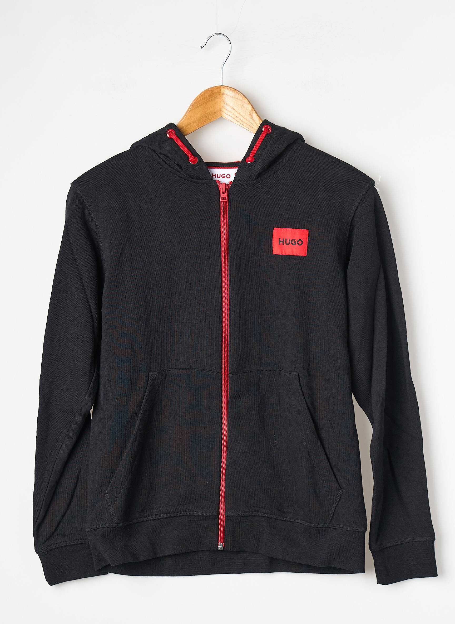 Veste casual manches longues noir HUGO garçon