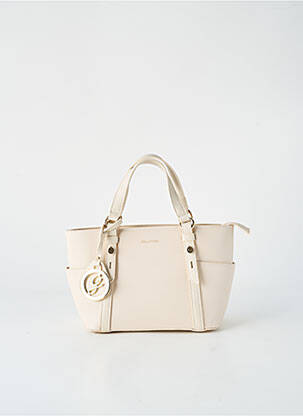 Sac fermeture zippée forme rectangulaire beige GALLANTRY femme