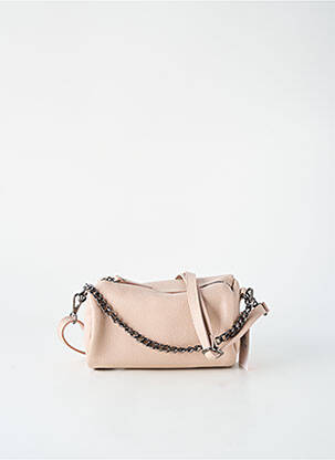 Sac fermeture zippée rose BORSE IN PELLE femme