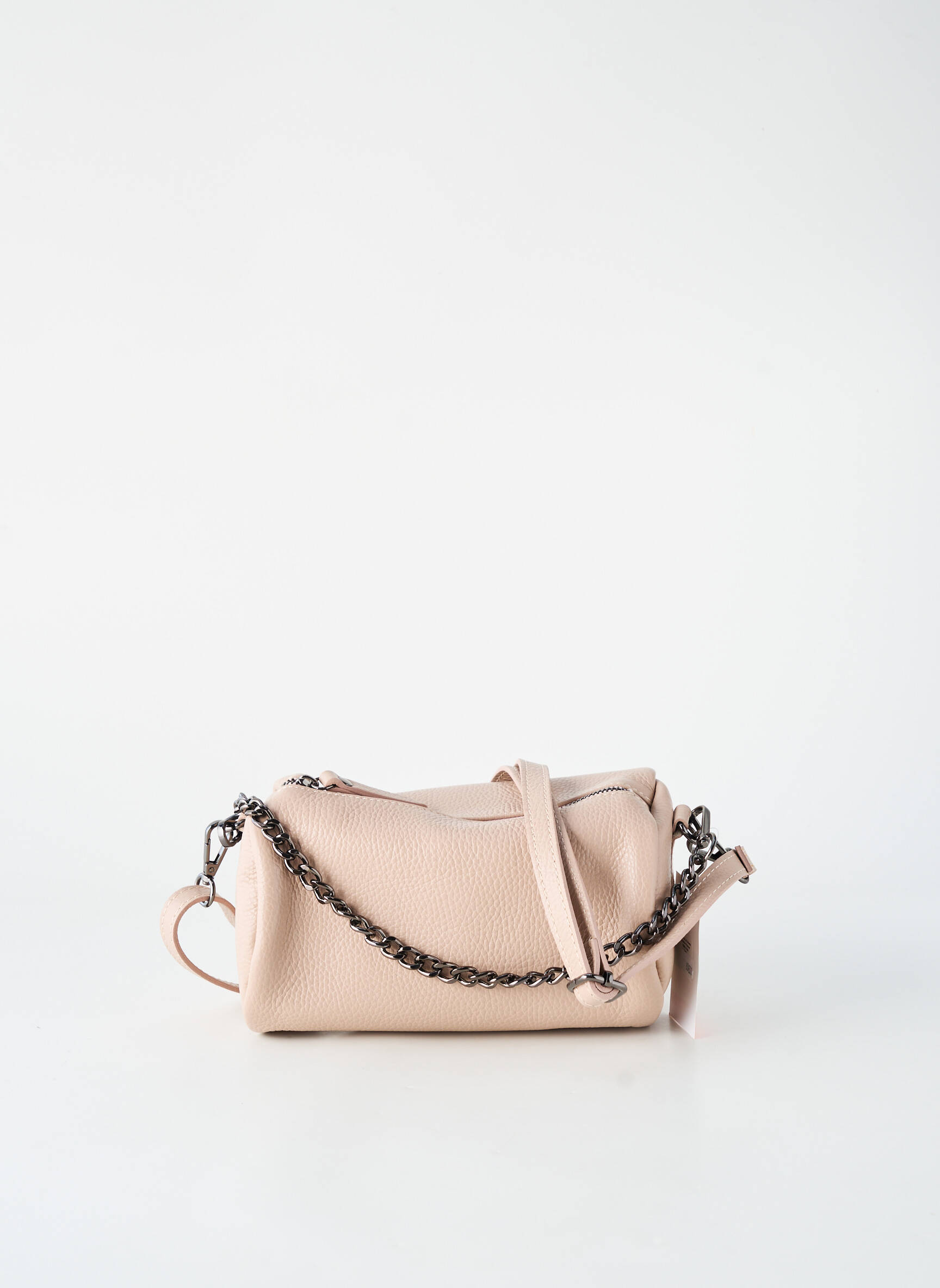 Sac fermeture zippée rose BORSE IN PELLE femme