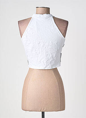 Top stretch sans manche blanc FILA femme