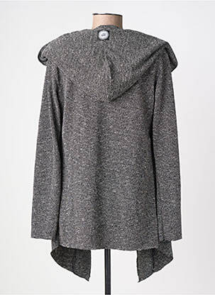 Gilet manches longues maille souple et aérée noir SIXTH JUNE fille