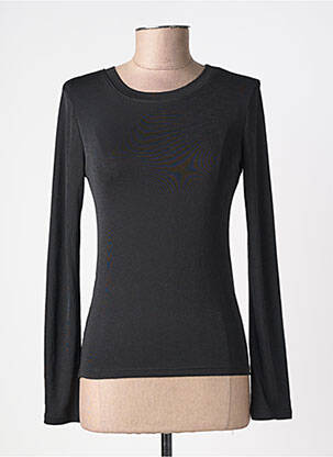 T-shirt manches longues manches longues noir LILI SIDONIO femme