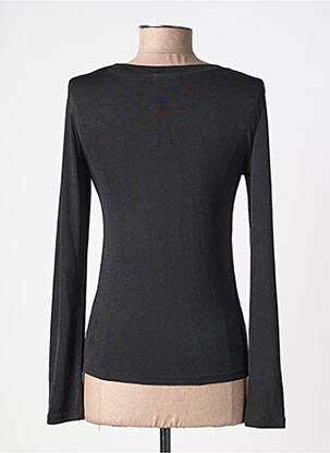T-shirt manches longues manches longues noir LILI SIDONIO femme