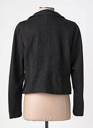 Veste casual tissage suedine noir MOLLY BRACKEN femme