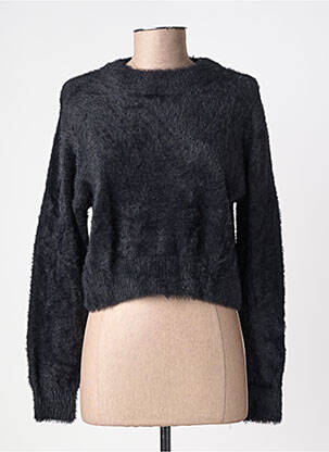Pull stretch manches longues noir LOIS femme