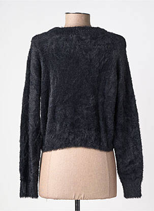 Pull stretch manches longues noir LOIS femme