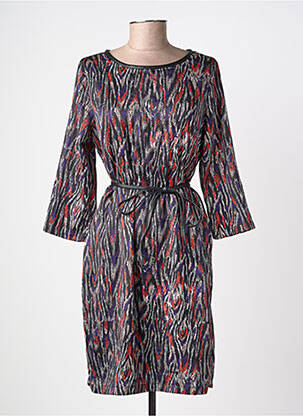 Robe courte manches longues manches longues noir MOLLY BRACKEN femme