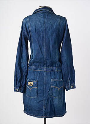 Robe courte manches longues manches longues bleu LOIS femme