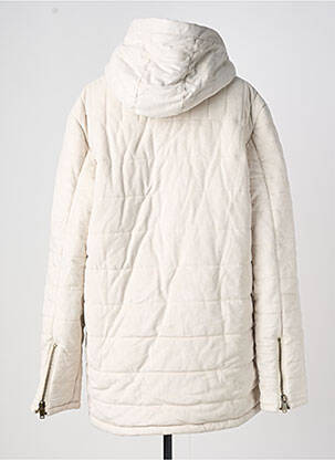 Doudoune manches longues a capuche beige BLACK KAVIAR femme